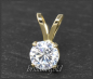 Preview: Brillant Anhänger 750 Gold; 1,01ct, River D, VVS1